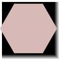 Carrelage hexagonal Basic Rose