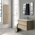 Ensemble meuble de salle de bains Siri 80 cm 2 tiroirs cambrian