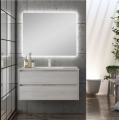 Ensemble meuble de salle de bains Siri 100 cm 2 tiroirs hibernian