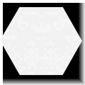 carrelage hexagonal Punto Croce white