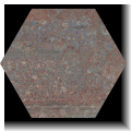 carrelage hexagonal Rust Titanium