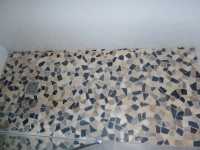 balneo_brillant - Dimensions : 300 x 600
Burgo mix Gris, Noir, Crème - Dimensions : 330 x 330
KAPPA03 - Dimensions : 300 x 300
Réalisation d'une salle de bain avec association de mosaiques de verre (KAPPA 03), de pierre (BURGO MIX GRIS), avec du carrelage BALNEO BLANC BRILLANT 30x60. La pose a été effectuée par les clients du magasin de carrelage de Andrézieux Bouthéon COSTILES les carrelagistes.