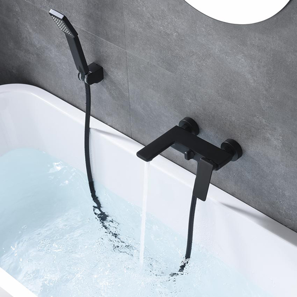 Mitigeur de baignoire FIYI noir mat - BDF016-4NG 22 x 23.6cm, \