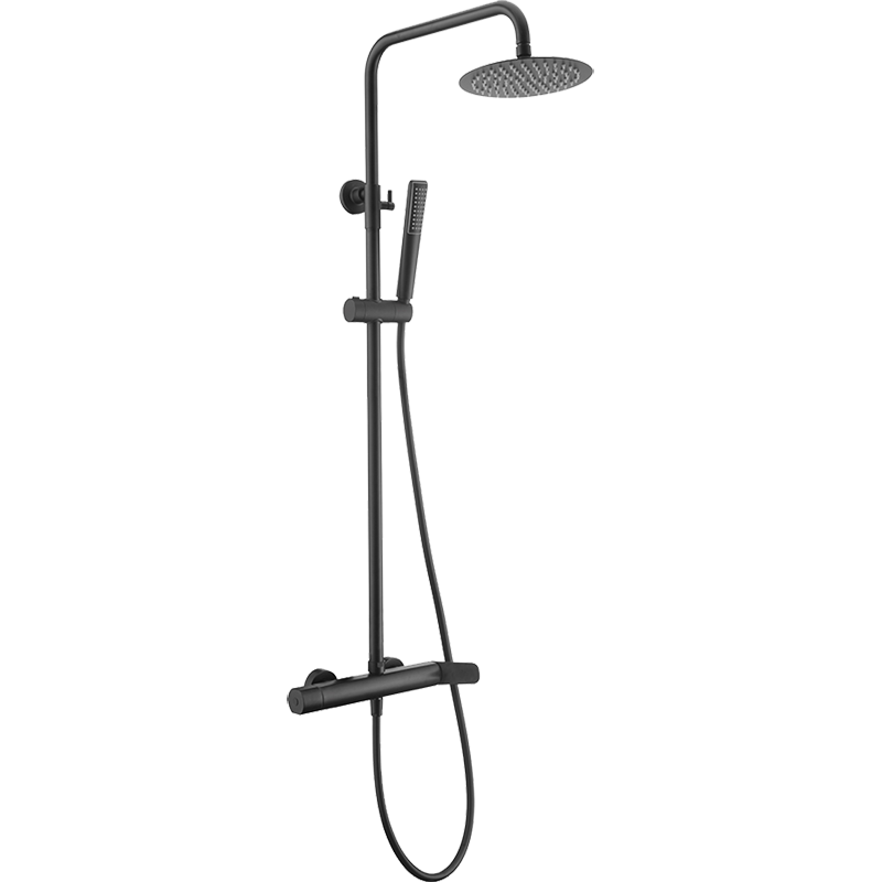 colonne de douche DINAMARCA noir mat BDR031-NG 88-125cm, \