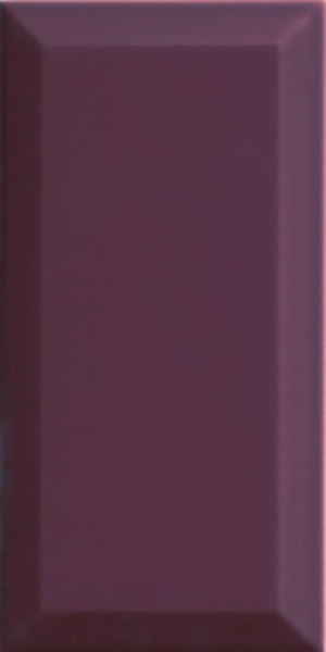 Faïence Bisel Plum brillant 20 x 10cm, Pate rouge, pour intérieur