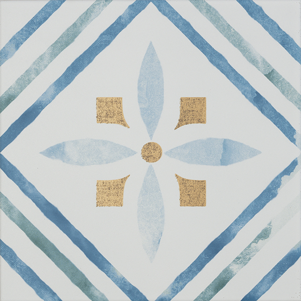 carrelage hidraulico Essence ES 20 x 20cm, Grès cérame, pour intérieur et extérieur