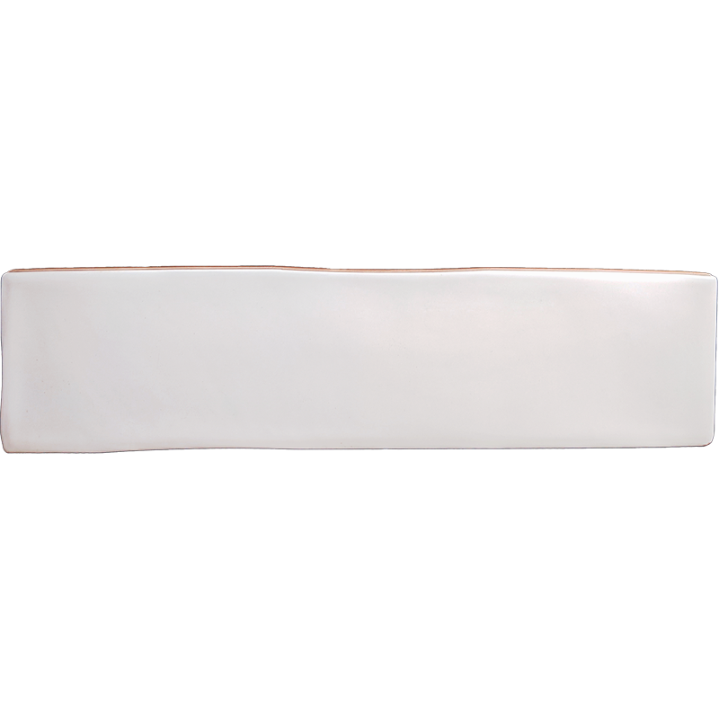 faïence Kezma blanco brillant 30 x 7.5cm, Pate blanche, pour intérieur