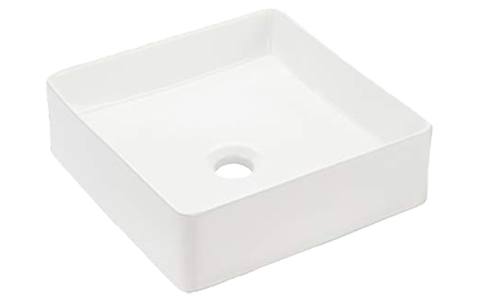 vasque Satet Blanc Mat 36.5 x 36.5cm, Céramique, pour intérieur et extérieur
