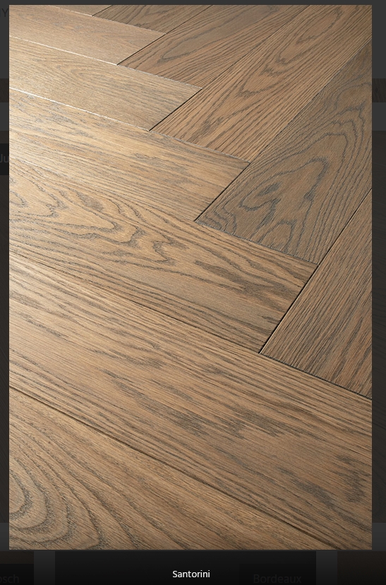 Parquet Santorini 15- 4 x 190mm Brossé huile naturelle grise 190 x 19cm, Bois, pour
